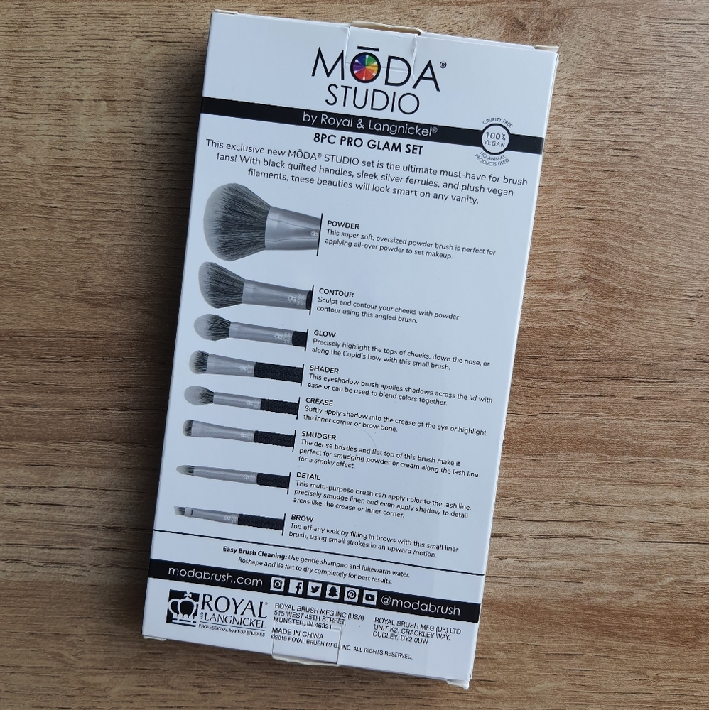 Moda 8pc brush kit - Picture 6 of 7
